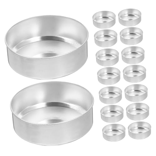 SMASOLO 200Stücke Aluminium Teelichtbehälter Leere Kerzengläser für DIY Duftkerzen Hochtemperaturbeständig und Leicht für Bastelarbeiten Aufbewahrung SMASOLO 200Stücke Aluminium Teelichtbehälter Leere Kerzengläser für DIY Duftkerzen Hochtemperaturbeständig und Leicht für Bastelarbeiten Aufbewahrung von SMASOLO