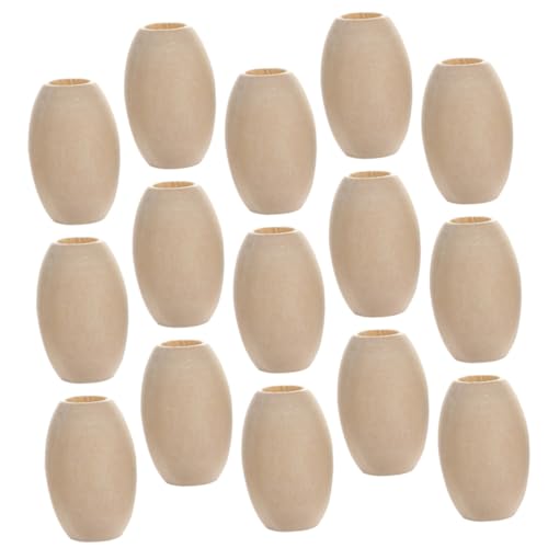 SMASOLO 30 Stück Dekorative Holzperlen Große Runde Perlen Zum Aufhängen Basteln Girlandenherstellung Perlen Jumbo Oval Ornamente Massenware Winzige Perlen DIY Makramee SMASOLO 30 Stück Dekorative Holzperlen Große Runde Perlen Zum Aufhängen Basteln Girlandenherstellung Perlen Jumbo Oval Ornamente Massenware Winzige Perlen DIY Makramee von SMASOLO