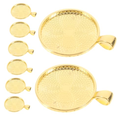 SMASOLO 50 Stück Runde Lünettenschalen Aus Zinklegierung, Runde Anhänger-lünettenrohlinge, Metall-rohling-basisschalen, Diy-schmuck-lünetten-schmuckherstellung, Anhänger-lünettenschalen SMASOLO 50 Stück Runde Lünettenschalen Aus Zinklegierung, Runde Anhänger-lünettenrohlinge, Metall-rohling-basisschalen, Diy-schmuck-lünetten-schmuckherstellung, Anhänger-lünettenschalen von SMASOLO