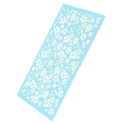 SMASOLO Siebdruckschablone für Polymer Clay DIY Basteln Wiederverwendbare Mesh Vorlage mit Kreativen Mustern Geeignet für Schmuck und Wandmalerei Einfache Handhabung für Erwachsene von SMASOLO