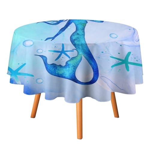 Tischdecken mit Meerjungfrauenschuppen in Aquarell, rund, 91,4 cm, für Tische, farbenfroher lila Marmor, wunderschöne Meerjungfrauen-Fischschuppen-Tischdecken für Küche und Esszimmer Tischdecken mit Meerjungfrauenschuppen in Aquarell, rund, 91,4 cm, für Tische, farbenfroher lila Marmor, wunderschöne Meerjungfrauen-Fischschuppen-Tischdecken für Küche und Esszimmer von SMAZDFXX