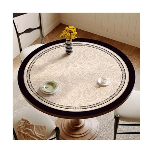 SMDLG Waschbar Künstliche Leder -Tischdecke runder Tisch -Tischdecke Haus Esstisch Tischdecke Wiederverwendbare Tischdecke 100 cm/39.3in Bequem SMDLG Waschbar Künstliche Leder -Tischdecke runder Tisch -Tischdecke Haus Esstisch Tischdecke Wiederverwendbare Tischdecke 100 cm/39.3in Bequem von SMDLG