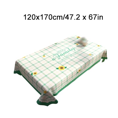 SMDLG Waschbar Kunststoff -Tischdecke Mode -Tischdecke saubere Tischdecke Wiederverwendbare rechteckige Tischdecke 47,2 x 67in Bequem SMDLG Waschbar Kunststoff -Tischdecke Mode -Tischdecke saubere Tischdecke Wiederverwendbare rechteckige Tischdecke 47,2 x 67in Bequem von SMDLG