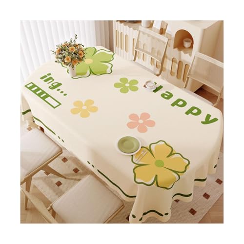 SMDLG Waschbar Kunststoff -Tischdecke Ovales Tischdecke Wohnzimmer Esstisch Tischdecke Reinbare Florale Tischdecke 47,2 x 70,8in Bequem SMDLG Waschbar Kunststoff -Tischdecke Ovales Tischdecke Wohnzimmer Esstisch Tischdecke Reinbare Florale Tischdecke 47,2 x 70,8in Bequem von SMDLG