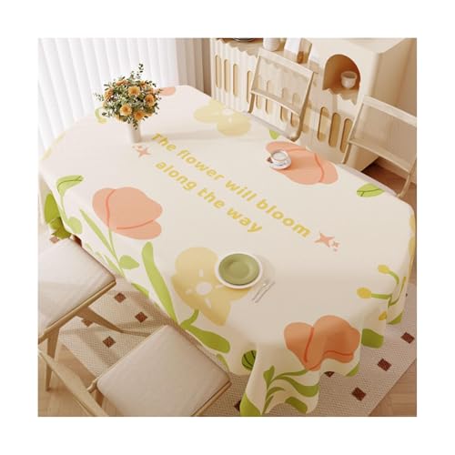 SMDLG Waschbar Kunststoff -Tischdecke Ovales Tischdecke Wohnzimmer Esstisch Tischdecke Reinbare Florale Tischdecke 47,2 x 70,8in Bequem SMDLG Waschbar Kunststoff -Tischdecke Ovales Tischdecke Wohnzimmer Esstisch Tischdecke Reinbare Florale Tischdecke 47,2 x 70,8in Bequem von SMDLG