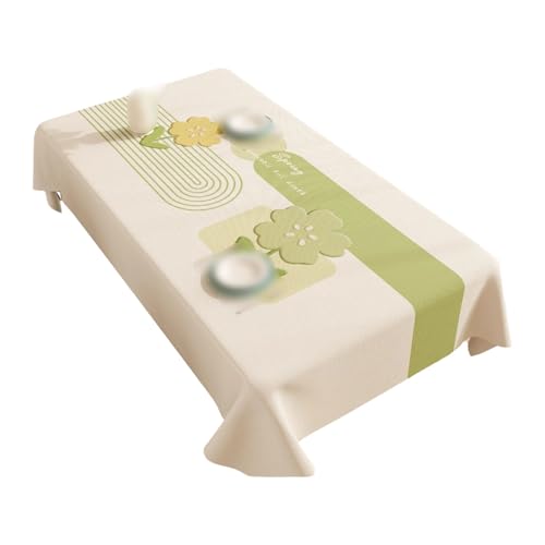 SMDLG Waschbar Kunststoff -Tischdecke rechteckiger Esstisch Tischdecke Reinbare Tischdecke Mode Florale Tischdecke 47,2 x 70,8in Bequem SMDLG Waschbar Kunststoff -Tischdecke rechteckiger Esstisch Tischdecke Reinbare Tischdecke Mode Florale Tischdecke 47,2 x 70,8in Bequem von SMDLG