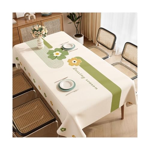 SMDLG Waschbar Kunststoff -Tischdecke rechteckiger Esstisch Tischdecke Reinbare Tischdecke Mode Florale Tischdecke 47,2 x 70,8in Bequem SMDLG Waschbar Kunststoff -Tischdecke rechteckiger Esstisch Tischdecke Reinbare Tischdecke Mode Florale Tischdecke 47,2 x 70,8in Bequem von SMDLG