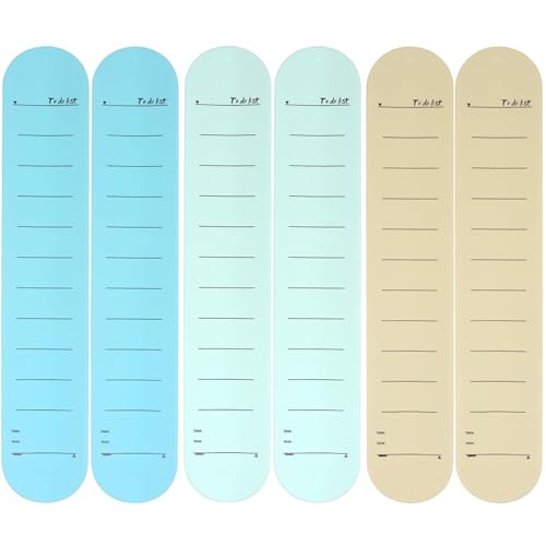 6 PCs Notizbauer Armband TO DO List Memo Reminder Armband tragbar mit Lineal wiederverwendbares wasserdicht 6 PCs Notizbauer Armband TO DO List Memo Reminder Armband tragbar mit Lineal wiederverwendbares wasserdicht von SMELEYOU