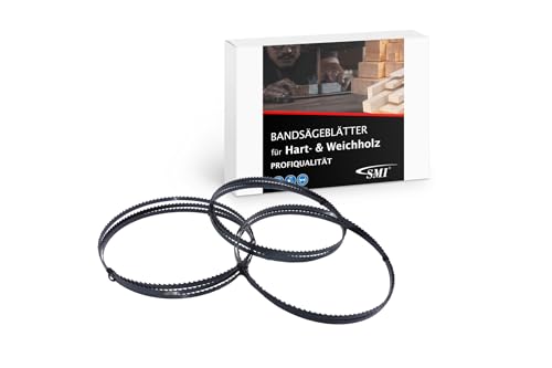 SMI 3er SET Holz-Bandsägeblatt 1712 x 8 x 0,65 mm 6 ZpZ Sägeband passend für z.B. Metabo BAS 260 Swift u. Elektra Beckum BAS 250 G SMI 3er SET Holz-Bandsägeblatt 1712 x 8 x 0,65 mm 6 ZpZ Sägeband passend für z.B. Metabo BAS 260 Swift u. Elektra Beckum BAS 250 G von SMI Swiss Made Industries GmbH