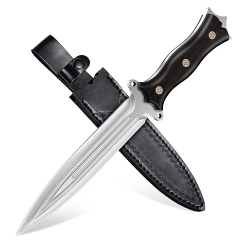 SMITH CHU Messer Outdoor Profi – Survival Messer mit Full-Tang Konstruktion und Holzgriff, Taktisches Messer, Survival Knife für Abenteuer & Camping SMITH CHU Messer Outdoor Profi – Survival Messer mit Full-Tang Konstruktion und Holzgriff, Taktisches Messer, Survival Knife für Abenteuer & Camping von SMITH CHU