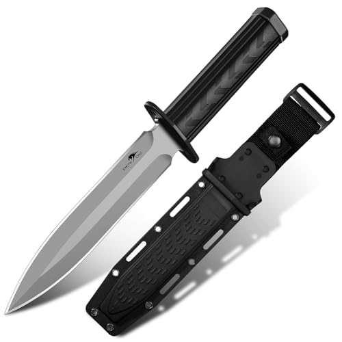 SMITH CHU Outdoor Messer Feststehend, Survival Messer für Trekking Camping, Kydex Scheide mit Schleifstein, Ergonomischer Griff, Schwarz Bushcraft Ausrüstung, Geschenke für Männer SMITH CHU Outdoor Messer Feststehend, Survival Messer für Trekking Camping, Kydex Scheide mit Schleifstein, Ergonomischer Griff, Schwarz Bushcraft Ausrüstung, Geschenke für Männer von SMITH CHU