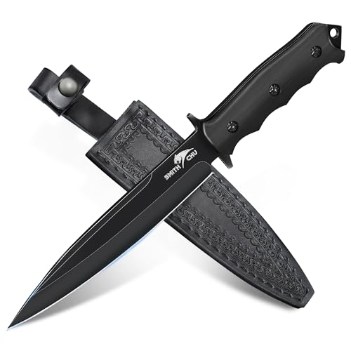 SMITH CHU Outdoor Messer Survival- Robustes Überlebensmesser,Camping Messer,Bushcraft Messer mit schwarzer Beschichtung, Das ideale Geschenk für Männer SMITH CHU Outdoor Messer Survival- Robustes Überlebensmesser,Camping Messer,Bushcraft Messer mit schwarzer Beschichtung, Das ideale Geschenk für Männer von SMITH CHU