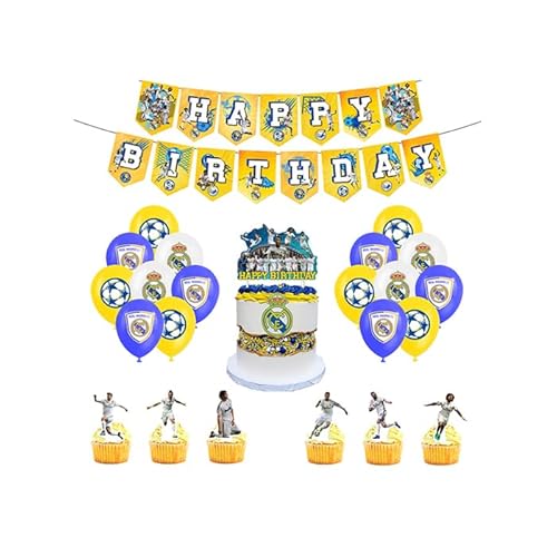 Fc Geburtstag Deko Fußball Geburtstagsdeko Football Geburtstag Luftballons Kuchen Deko c.f Geburtstag Girlande Luftballons von SMLHPARTY
