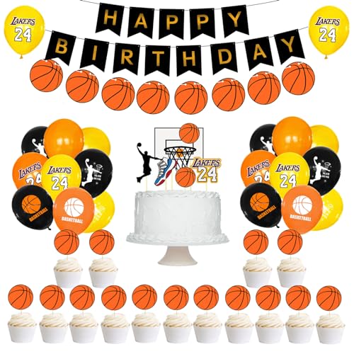 Geburtstag Party Deko Basketballfans Geburtstag Luftballons Basketballfans Geburtstag Deko Basketball Luftballons Deko Geburtstag Basketball Torten Topper Basketball Geburtstag Girlande von SMLHPARTY