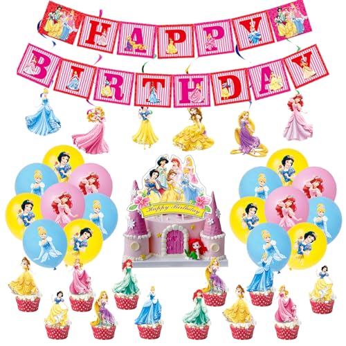 Geburtstag Party Deko Prinzessinnen Geburtstag Luftballons Prinzessinnen Kuchentopper Geburtstag Prinzessin Girlande Geburtstag Prinzessinen Luftballons Deko Geburtstag Prinzessin Kindergeburtstag von SMLHPARTY