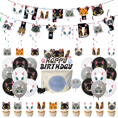 Katze Geburtstag party Deko Haustier Katze Geburtstag Party Deko Cat Geburtstag Luftballons Cat Luftballons Geburtstag Pet Cat Kuchen Deko Katze Geburtstag Girlande Pet Cat Spiral Dekorationen Katze Geburtstag party Deko Haustier Katze Geburtstag Party Deko Cat Geburtstag Luftballons Cat Luftballons Geburtstag Pet Cat Kuchen Deko Katze Geburtstag Girlande Pet Cat Spiral Dekorationen von SMLHPARTY