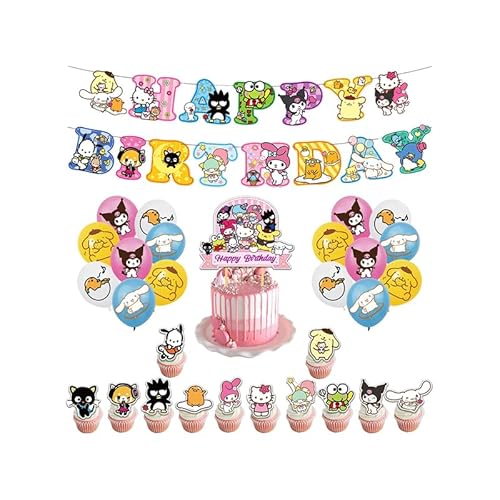 SMLHPARTY Geburtstag Deko: Banner, Luftballons & Kuchen Topper in Bunt (Multiple Colors) für Kindergeburtstag & Party Dekoration SMLHPARTY Geburtstag Deko: Banner, Luftballons & Kuchen Topper in Bunt (Multiple Colors) für Kindergeburtstag & Party Dekoration von SMLHPARTY