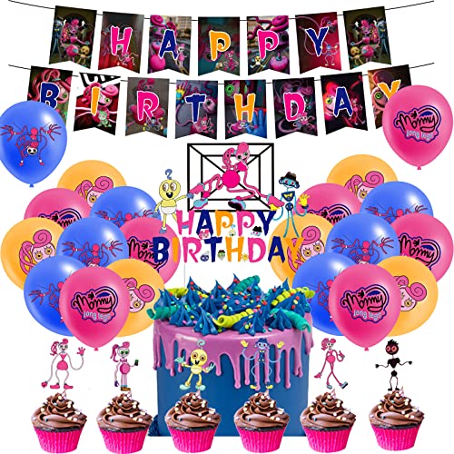 SMLHPARTY Geburtstag Party Deko: Luftballons, Kuchen Deko Girlande & Geburtstagsbanner - Blau, Rosa, Gold - Regenbogenmuster - Ideal für Kindergeburtstage, Picknicks & Familienfeiern SMLHPARTY Geburtstag Party Deko: Luftballons, Kuchen Deko Girlande & Geburtstagsbanner - Blau, Rosa, Gold - Regenbogenmuster - Ideal für Kindergeburtstage, Picknicks & Familienfeiern von SMLHPARTY
