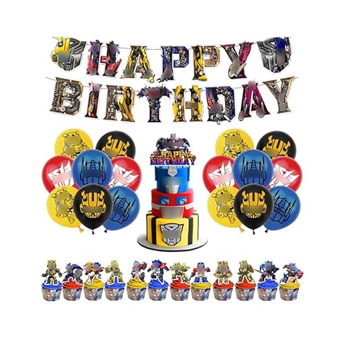SMLHPARTY Kindergeburtstag Luftballons Luftballons Deko Kuchen Deko Geburtstag Girlande Multi-colored Cartoon PVC, Plastic, Polyester 1 Pack von SMLHPARTY