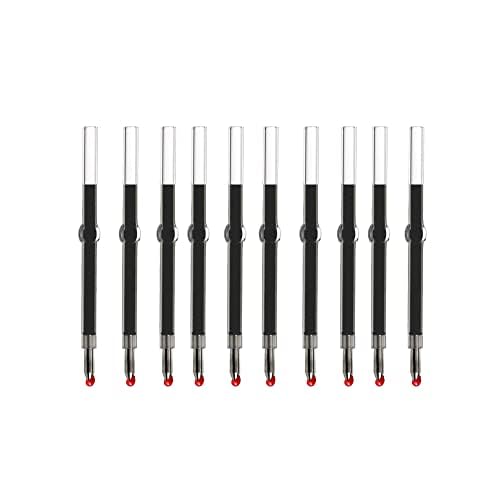 SMOOTHERPRO 10 Stück Kugelschreiberminen Gel Tinte für Schlüsselanhänger-Mini-Kugelschreiber KT463 Schwarz(PR46310) von SMOOTHERPRO