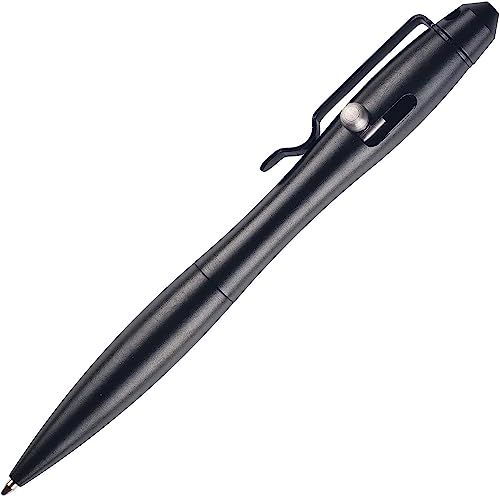 SMOOTHERPRO Bolt Action Kugelschreiber Edelstahl Stift Gewicht Gleichgewicht für Geschenk Büro Schule Business Farbe Schwarz (TP026) von SMOOTHERPRO