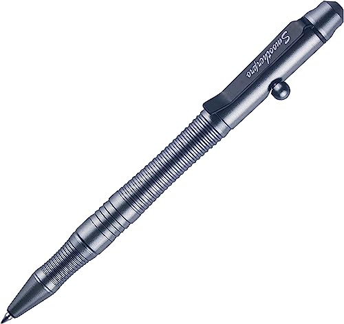 SMOOTHERPRO Kugelschreiber Bolt Action Edelstahl Stift Kompatibel mit Pilot G2 Minen für Büro Schule Business Farbe Grau(TG206) von SMOOTHERPRO