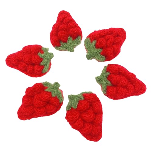10 Stück Erdbeere Gehäkelte Applikationen Obst Aufnäher Kleidungsverzierungen Erdbeere Ornament Häkel zum Nähen Basteln süße Häkelpuppe Häkelnerdbeere Baumwoll Häkelflicken für DIY Kleidung 10 Stück Erdbeere Gehäkelte Applikationen Obst Aufnäher Kleidungsverzierungen Erdbeere Ornament Häkel zum Nähen Basteln süße Häkelpuppe Häkelnerdbeere Baumwoll Häkelflicken für DIY Kleidung von SMTCM