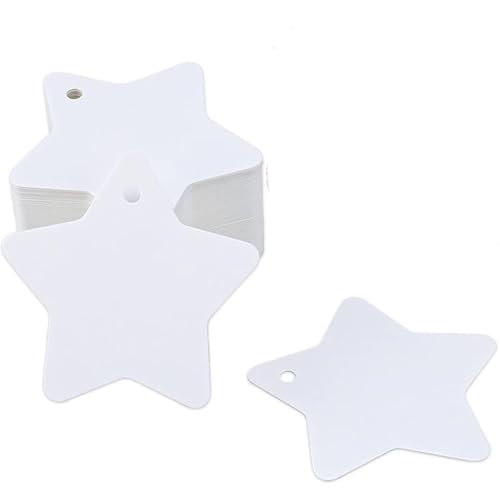 200 Stück Weihnachten Etiketten Stern Geschenkanhänger Kraftpapier Sterne zum Basteln Sternenanhänger Hochzeitanhänger Blanko Weihnachtsanhänger Flaschenetiketten Preisetiketten Namensschilder 200 Stück Weihnachten Etiketten Stern Geschenkanhänger Kraftpapier Sterne zum Basteln Sternenanhänger Hochzeitanhänger Blanko Weihnachtsanhänger Flaschenetiketten Preisetiketten Namensschilder von SMTCM
