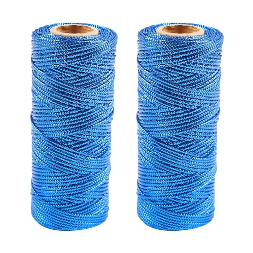 SMTCM 2 Roll Metallic Kordel 1.5mm*100m Weihnachtsschnur Glitzer Geschenkschnur Nicht Elastisch Kordelband Goldschnur zum Basteln Dünn Schleifenband Schmuckschnur Bindfaden für DIY Bastel Verpackung SMTCM 2 Roll Metallic Kordel 1.5mm*100m Weihnachtsschnur Glitzer Geschenkschnur Nicht Elastisch Kordelband Goldschnur zum Basteln Dünn Schleifenband Schmuckschnur Bindfaden für DIY Bastel Verpackung von SMTCM