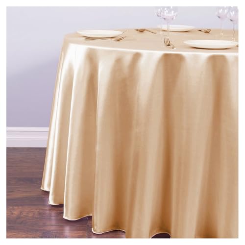 Tischdecke Rund 180cm Pure Farbe Tischtücher Satin Glänzend Tischwäsche Abwaschbar Ornamente Fleckschutz Knitterfreie Tafeldecke Hochzeit Bankett Tisch Cover Tischtuch für Hotel Home Restaurant Tischdecke Rund 180cm Pure Farbe Tischtücher Satin Glänzend Tischwäsche Abwaschbar Ornamente Fleckschutz Knitterfreie Tafeldecke Hochzeit Bankett Tisch Cover Tischtuch für Hotel Home Restaurant von SMTCM