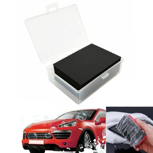 Auto-Reinigungsknet-Pad Schwamm Block Radiergummi Werkzeuge 1 Stück mit Box, einfach und schnell zu entfernen Farbe und Oxidschicht, vulkanisches Schlammmaterial, langlebige Stangen Auto-Reinigungsknet-Pad Schwamm Block Radiergummi Werkzeuge 1 Stück mit Box, einfach und schnell zu entfernen Farbe und Oxidschicht, vulkanisches Schlammmaterial, langlebige Stangen von SMZhomeone