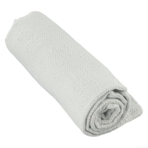 SMZhomeone Feuerfestes Tuch, Industriequalität, Keramikfaser-Isoliermatte, 2 mm dick, hitzebeständig, Decke für Ofentür, Rohrleitungsschutz (0,2 m x 1 m) von SMZhomeone