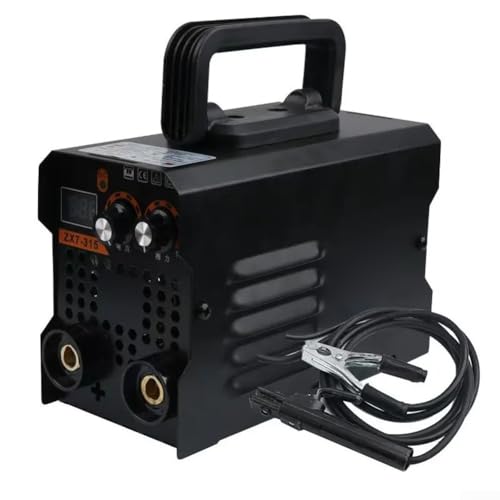 SMZhomeone Tragbares elektrisches Schweißgerät, 220 V, digitales Display, Metall-Schweißgerät mit IGBT-Chip, für Zuhause, Werkstatt, schwarz, 21 x 9,5 x 13 cm von SMZhomeone