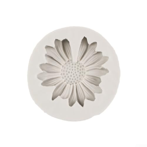 Silikon mit Gänseblümchen-Muster, für handgefertigte Kerzen und Seifen, ideal für Heimwerker (2 Grau 15-947) von SMZhomeone