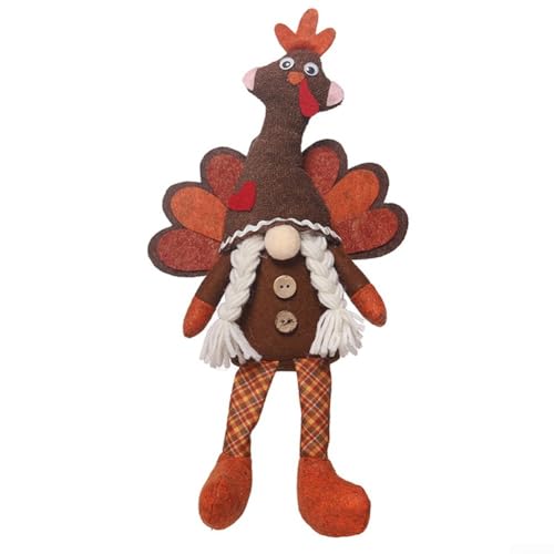 Thanksgiving-Themen-Plüsch-Paare, handgefertigte dekorative Puppen, um Ihren Raum aufzuhellen (B) von SMZhomeone
