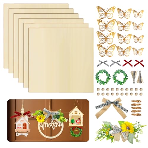 SNAIL GARDEN 6 Stück Sperrholzplatten mit dekorativem Zubehör SNAIL GARDEN 6 Stück Sperrholzplatten mit dekorativem Zubehör von SNAIL GARDEN