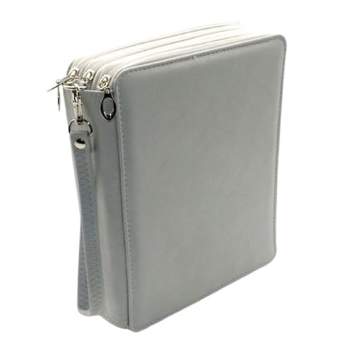 Etui FüR Buntstifte 120 Löcher Federmäppchen Schulbedarf Federmäppchen Farbiges Federmäppchen PU-Leder FüR Die Aufbewahrung Von Buntstiften(Gray) von SNGUOQ