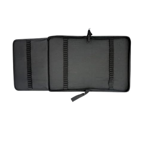 Etui FüR Buntstifte 48/72 Löcher Falten Bleistift Fall Leinwand Bleistift Box Reißverschluss Haed Buntstift Tasche Skizze Stift Fall FüR Die Aufbewahrung Von Buntstiften(Black 72 hole) von SNGUOQ