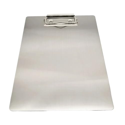 Klemmbretter 2 stücke Clip Bord Edelstahl Schreiben Pad Ordner Papier Büro Liefert Organizer Zwischenablage Lagerung Box Dokument Pad Papier Halter(A4) von SNGUOQ