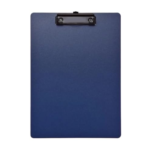 Klemmbretter 4 Stück A4 wasserdichtes Klemmbrett, Schreibtafel, Ordner, Aktenhalter, Büro, Schulbedarf(Blue) von SNGUOQ