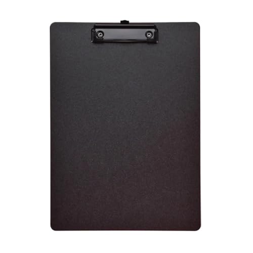 Klemmbretter 4PCS A4 Datei Ordner Zwischenablage Schreiben Pad Memo Clip Bord Clips Test Papier Lagerung Organizer Schule Liefert Büro Stationäre(Black) von SNGUOQ