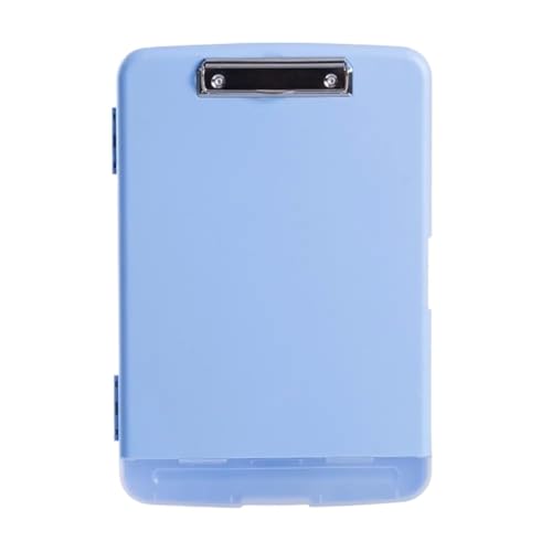 Klemmbretter Klemmbrett-Organizer, Klemmbrett-Box mit Stiftetui, Klemmbrett-Box mit Aufbewahrung, Stifthalter for Krankenschwestern und Profis(Blue) von SNGUOQ