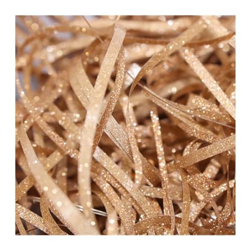 Papierschnipsel 300 g Glitzer, buntes Folienpapier, Raffiabast, helles Konfetti, Geschenkboxen, Verpackungsfüller, Hochzeit, Geburtstag, Party, Gastgeschenke, Dekor Zur Dekoration(Color 16) von SNGUOQ