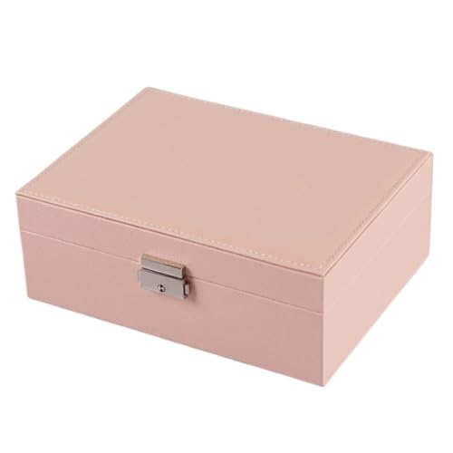 SNHHNSW Box Storage Box mit Sperre Doppelschicht Ring Ohrringe Halskette Armband Box Holz Geschenkbox Schmuckschatulle SNHHNSW Box Storage Box mit Sperre Doppelschicht Ring Ohrringe Halskette Armband Box Holz Geschenkbox Schmuckschatulle von SNHHNSW