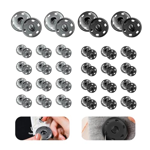 30Pcs Druckknöpfe zum Annähen Groß 25mm Druckknöpfe Groß Druckknopf Set Druckknopf Groß Druckknopf Druckknöpfe Schwarz Druckknopf für Handtaschen Kleidung Geldbörsen Hüte Handwerk DIY(Schwarz+Grau) 30Pcs Druckknöpfe zum Annähen Groß 25mm Druckknöpfe Groß Druckknopf Set Druckknopf Groß Druckknopf Druckknöpfe Schwarz Druckknopf für Handtaschen Kleidung Geldbörsen Hüte Handwerk DIY(Schwarz+Grau) von SNONESIY