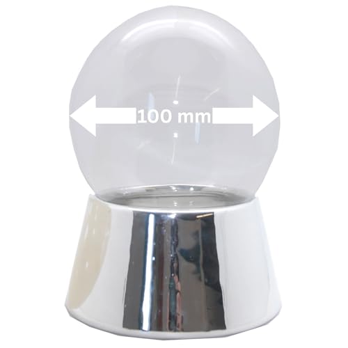 100mm-DIY-Schneekugel Glitzerkugel Bastelset | Schneekugel basteln | Sockel Silber mit Glaskugel für den Einbau Spieluhr Basteln Schüttelkugel | 40046 100mm-DIY-Schneekugel Glitzerkugel Bastelset | Schneekugel basteln | Sockel Silber mit Glaskugel für den Einbau Spieluhr Basteln Schüttelkugel | 40046 von SNOWGLOBE for you - DO IT YOURSELF