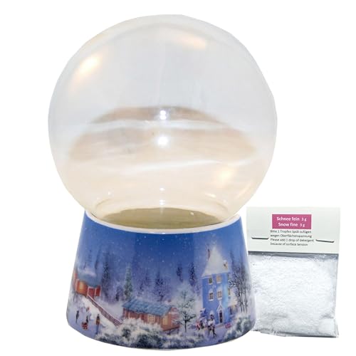 Bastelset DIY Schneekugel m. 1 x Schnee | Do it Yourself mit Glaskugel und Porzellansockel Winterlandschaft | Spieluhr möglich | 100mm Durchmesser | Schüttelkugel individuell | 72070 Bastelset DIY Schneekugel m. 1 x Schnee | Do it Yourself mit Glaskugel und Porzellansockel Winterlandschaft | Spieluhr möglich | 100mm Durchmesser | Schüttelkugel individuell | 72070 von SNOWGLOBE for you - DO IT YOURSELF