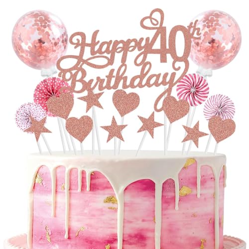 Cake Topper 40 Kuchendeko Geburtstag Frauen Rosegold Happy 40.birthday Kuchen Deko 40. Geburtstag Happy Birthday 40 Geburstagstorte Deko Tortendeko 40 Rosegold Geburtstag Kuchen Deko 40 Geburtstag Cake Topper 40 Kuchendeko Geburtstag Frauen Rosegold Happy 40.birthday Kuchen Deko 40. Geburtstag Happy Birthday 40 Geburstagstorte Deko Tortendeko 40 Rosegold Geburtstag Kuchen Deko 40 Geburtstag von SNOWZAN