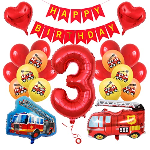 Geburtstagsdeko Jungen Luftballons 3.Jahr Feuerwehrmann Geburtstag Deko Kindergeburtstag Feuerwehrauto Ballon 3.Geburtstag Junge Feuerwehr Folienballon 3 Jahre Jungen Geburtstag Feuerwehrauto Deko Geburtstagsdeko Jungen Luftballons 3.Jahr Feuerwehrmann Geburtstag Deko Kindergeburtstag Feuerwehrauto Ballon 3.Geburtstag Junge Feuerwehr Folienballon 3 Jahre Jungen Geburtstag Feuerwehrauto Deko von SNOWZAN