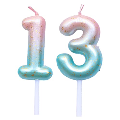 SNOWZAN Geburtstag Zahl Kerzen Lila Blau Geburtstagstorte Kerzen Farbverlauf Nummer Kerzen 13 Jahre Cake Topper Kerzen Glitzer Kuchen Topper für Hochzeit Geburtstag Jubiläum Feier Abschluss Party SNOWZAN Geburtstag Zahl Kerzen Lila Blau Geburtstagstorte Kerzen Farbverlauf Nummer Kerzen 13 Jahre Cake Topper Kerzen Glitzer Kuchen Topper für Hochzeit Geburtstag Jubiläum Feier Abschluss Party von SNOWZAN